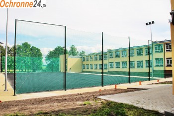Milanówek Ogrodzenie boiska szkolnego i piłkarskiego siatki ochraniające, 10x10 cm, 4 mm Sklep Milanówek